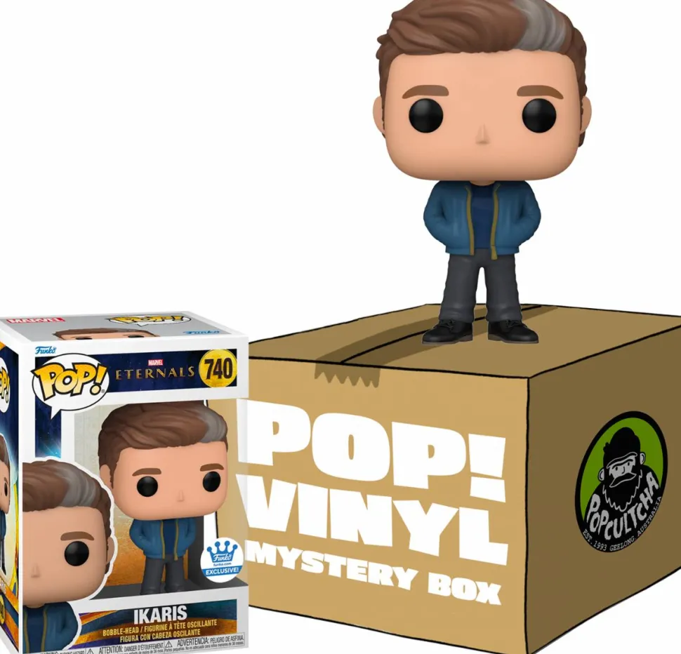 The Eternals (2021) - Ikaris in Casual Outfit Mystery Box (includes Ikaris & 3 Mystery Exclusive Pop! Vinyl Figures) (Funko / Popcultcha Exclusive)