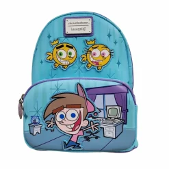 The Fairly Odd Parents - Timmy, Cosmo & Wanda 10" Faux Leather Mini Backpack