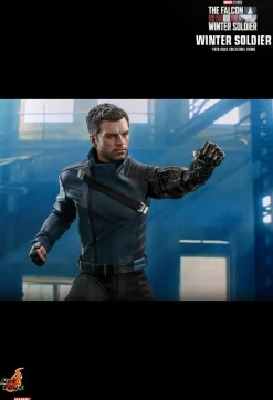 The Falcon and the Winter Soldier - Captain America & Winter Solider Hot Toys 1/6th Scale Action Figure Bundle (Set of 2)