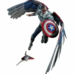 The Falcon and the Winter Soldier - Captain America & Winter Solider Hot Toys 1/6th Scale Action Figure Bundle (Set of 2)