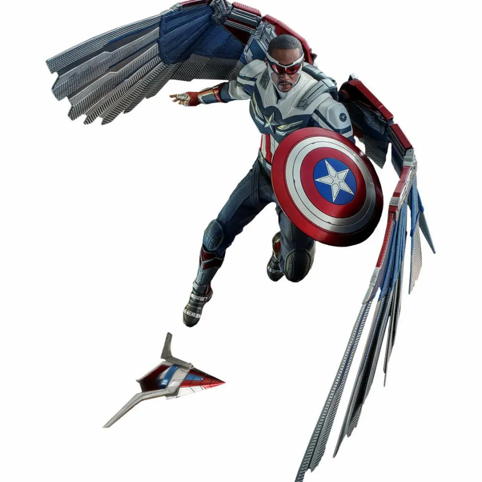 The Falcon and the Winter Soldier - Captain America & Winter Solider Hot Toys 1/6th Scale Action Figure Bundle (Set of 2)