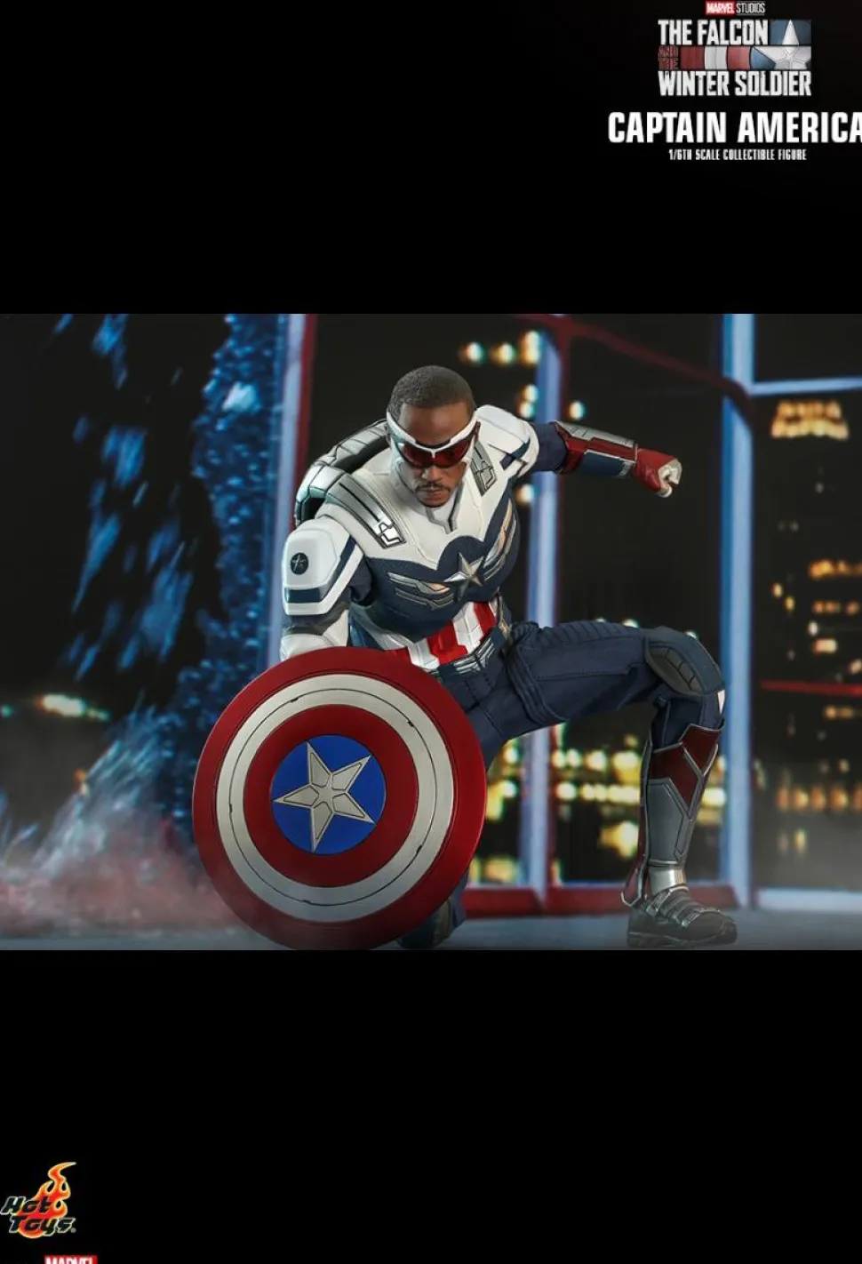 The Falcon and the Winter Soldier - Captain America & Winter Solider Hot Toys 1/6th Scale Action Figure Bundle (Set of 2)