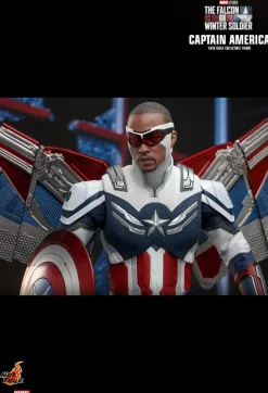 The Falcon and the Winter Soldier - Captain America & Winter Solider Hot Toys 1/6th Scale Action Figure Bundle (Set of 2)