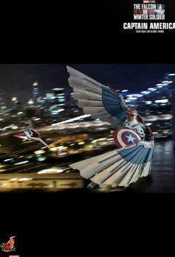 The Falcon and the Winter Soldier - Captain America & Winter Solider Hot Toys 1/6th Scale Action Figure Bundle (Set of 2)