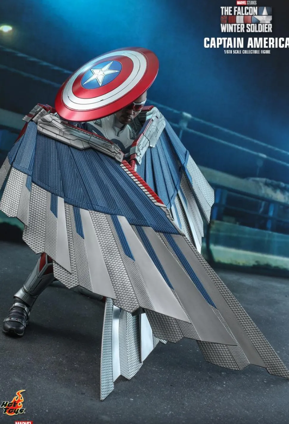 The Falcon and the Winter Soldier - Captain America & Winter Solider Hot Toys 1/6th Scale Action Figure Bundle (Set of 2)