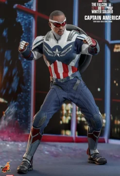 The Falcon and the Winter Soldier - Captain America & Winter Solider Hot Toys 1/6th Scale Action Figure Bundle (Set of 2)