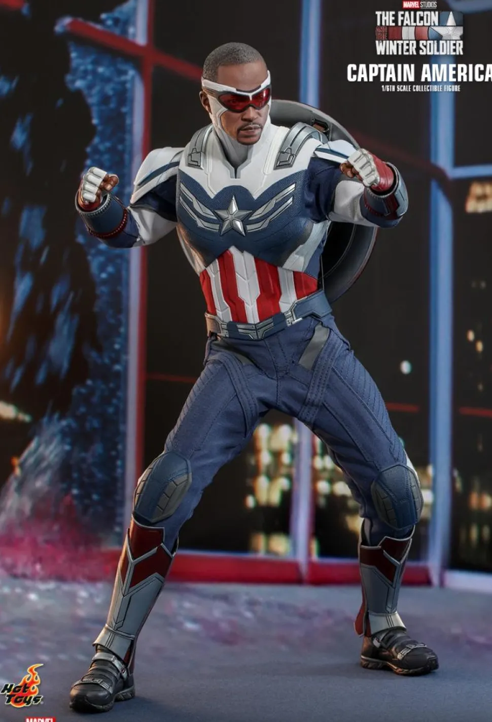 The Falcon and the Winter Soldier - Captain America & Winter Solider Hot Toys 1/6th Scale Action Figure Bundle (Set of 2)