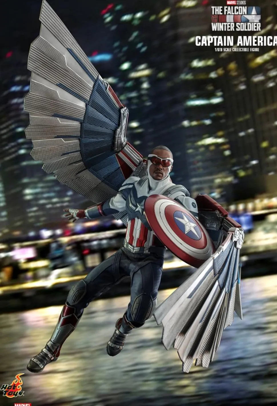 The Falcon and the Winter Soldier - Captain America & Winter Solider Hot Toys 1/6th Scale Action Figure Bundle (Set of 2)