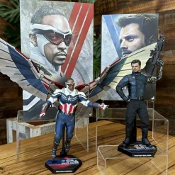 The Falcon and the Winter Soldier - Captain America & Winter Solider Hot Toys 1/6th Scale Action Figure Bundle (Set of 2)