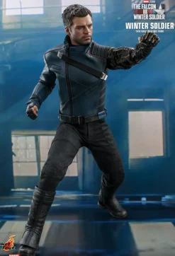 The Falcon and the Winter Soldier - Captain America & Winter Solider Hot Toys 1/6th Scale Action Figure Bundle (Set of 2)