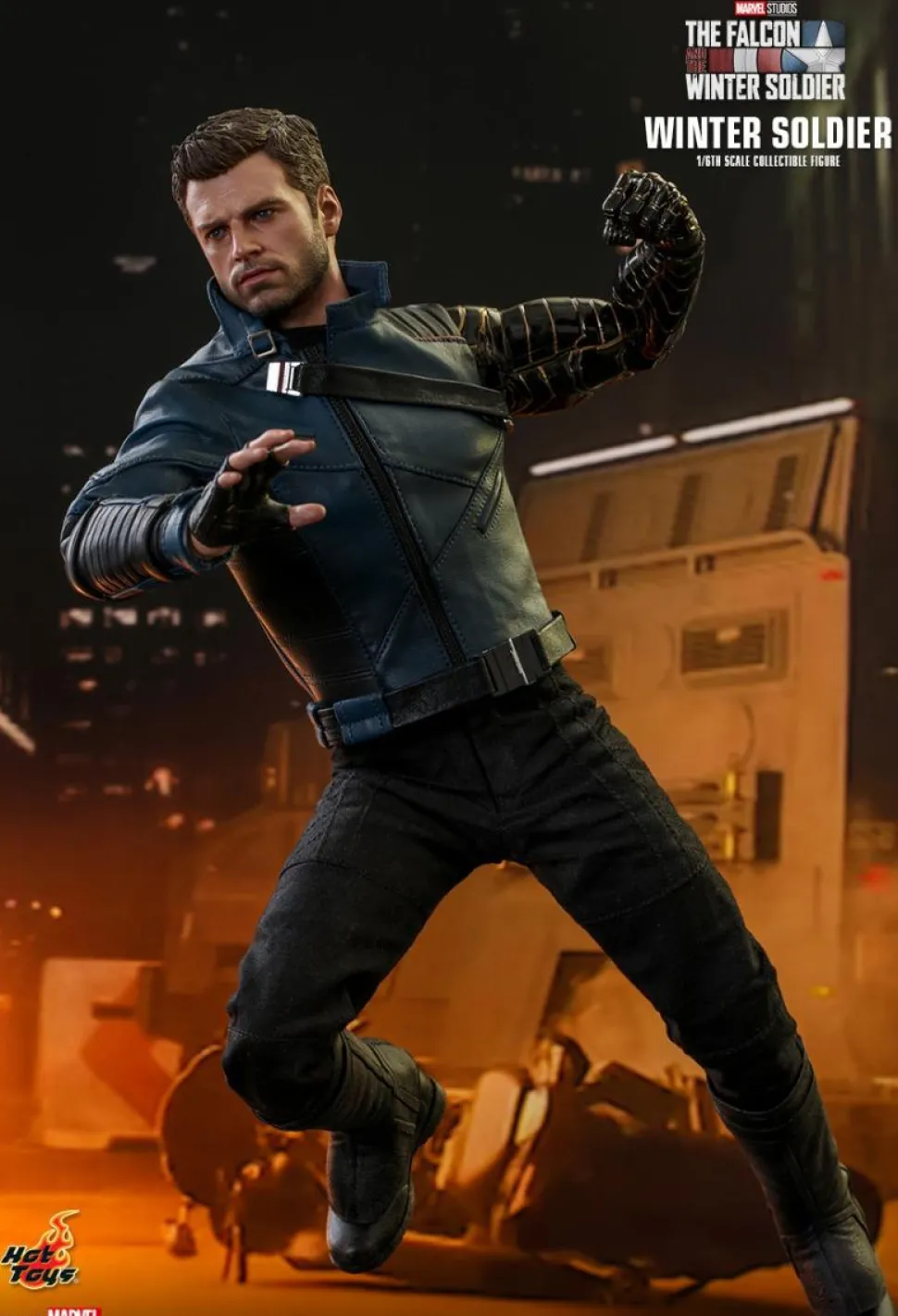 The Falcon and the Winter Soldier - Captain America & Winter Solider Hot Toys 1/6th Scale Action Figure Bundle (Set of 2)