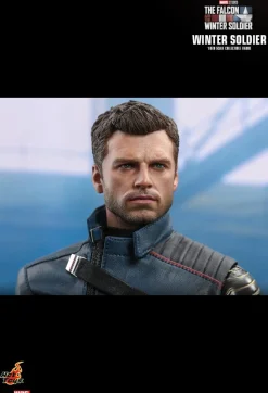 The Falcon and the Winter Soldier - Captain America & Winter Solider Hot Toys 1/6th Scale Action Figure Bundle (Set of 2)