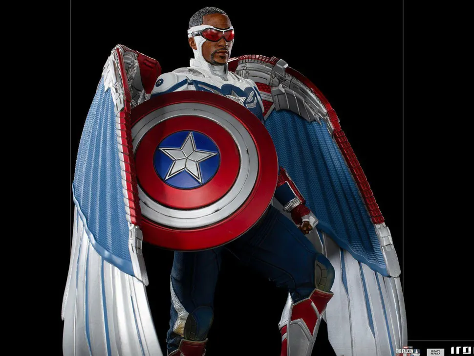The Falcon and the Winter Soldier - Captain America Sam Wilson Complete Version 1/4 Scale Legacy Statue