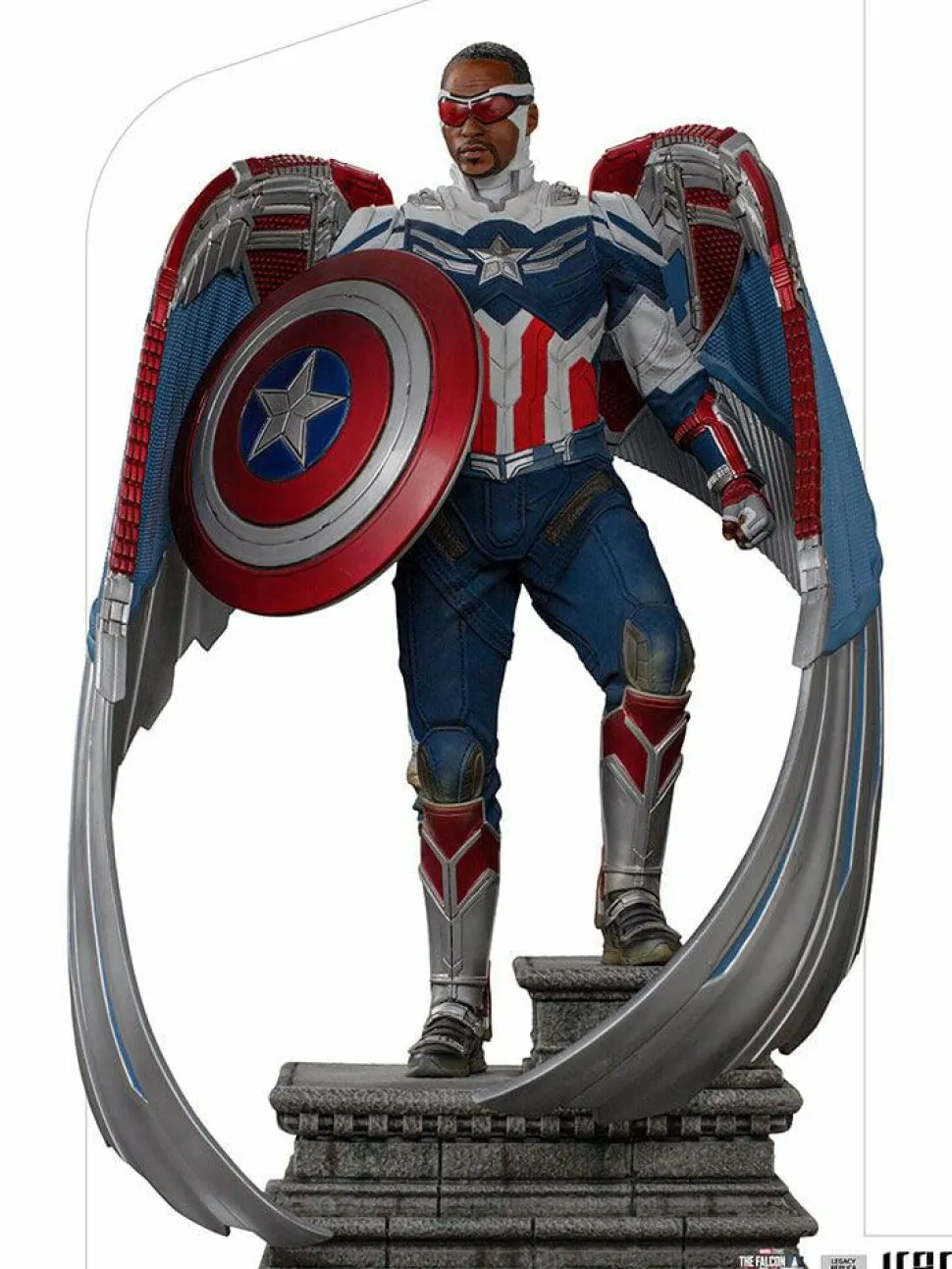 The Falcon and the Winter Soldier - Captain America Sam Wilson Complete Version 1/4 Scale Legacy Statue