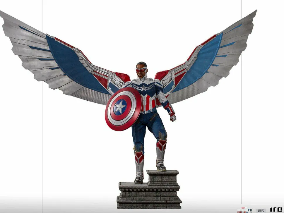 The Falcon and the Winter Soldier - Captain America Sam Wilson Complete Version 1/4 Scale Legacy Statue