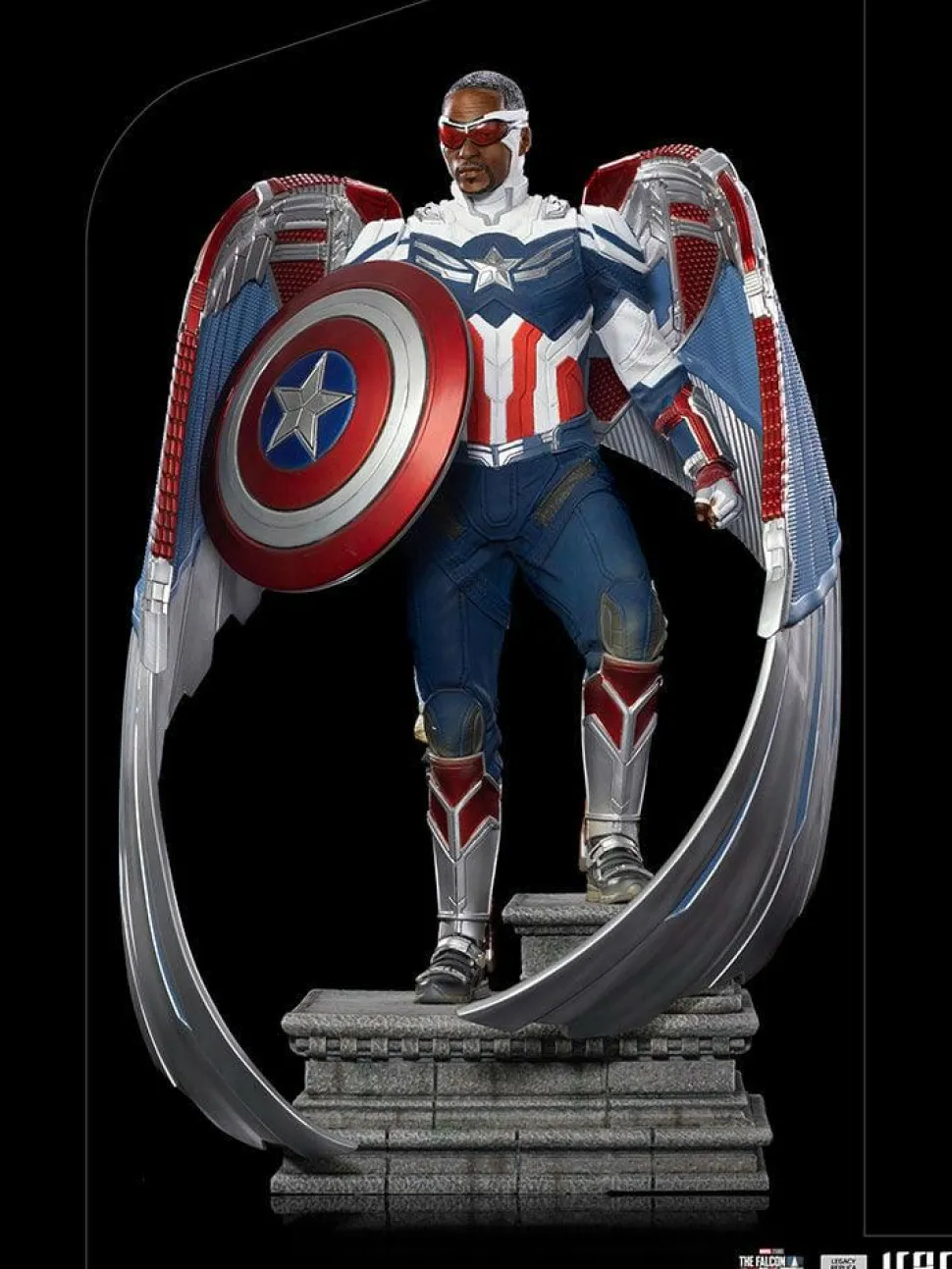 The Falcon and the Winter Soldier - Captain America Sam Wilson Complete Version 1/4 Scale Legacy Statue