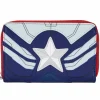 The Falcon and the Winter Soldier - Falcon Captain America Cosplay 4” Faux Leather Zip-Around Wallet
