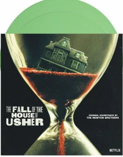 The Fall of the House of Usher (2023) - Music From The Netflix Original Series By The Newton Brothers 2xLP Vinyl Record (Seafoam Green Coloured Vinyl)