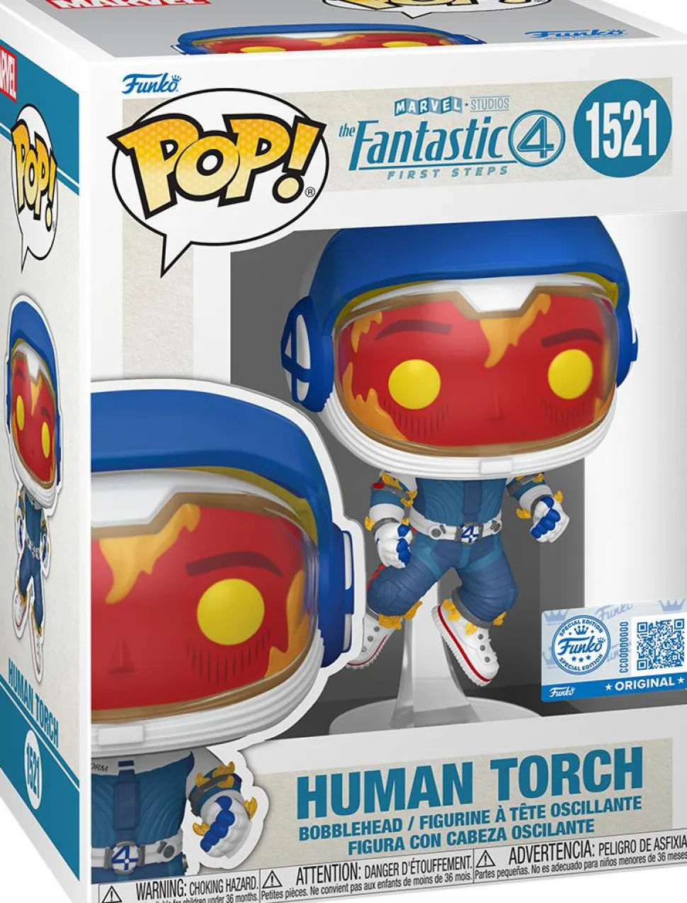 The Fantastic Four: First Steps (2025) - Human Torch in Space Suit Pop! Vinyl Figure