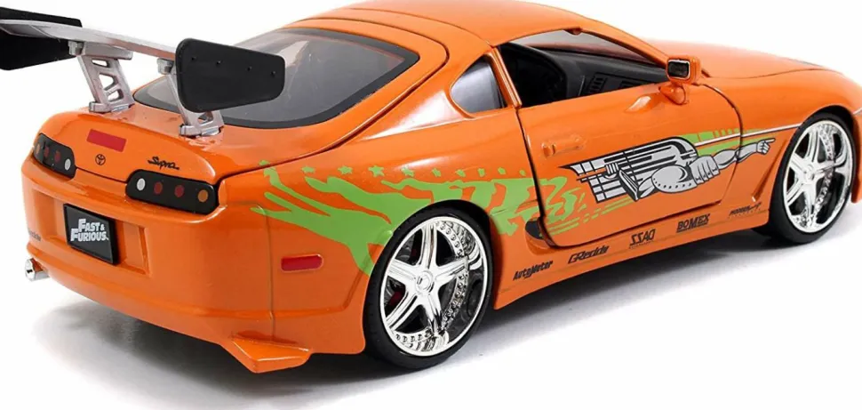 The Fast and the Furious - 1995 Toyota Supra 1/24th Scale Hollywood Rides Die-Cast Vehicle with Brian Figure