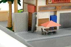 The Fast and the Furious - Toretto's Cafe NanoScene 1.5” Scale Die-Cast Vehicle Diorama Playset