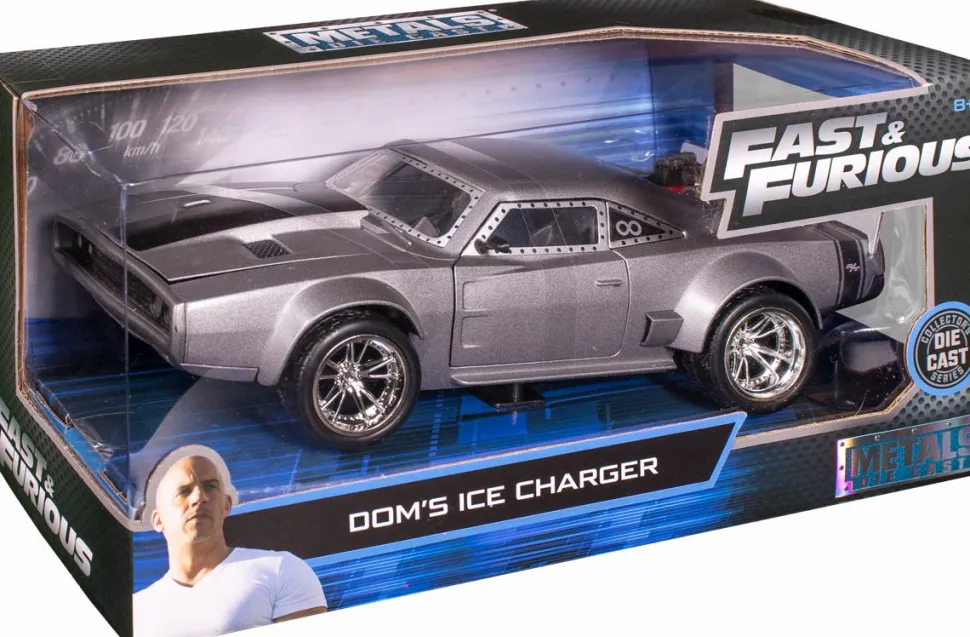 The Fate of the Furious - Dom's “Ice Charger” 1968 Dodge Charger R/T 1/24th Scale Metals Die-Cast Vehicle Replica
