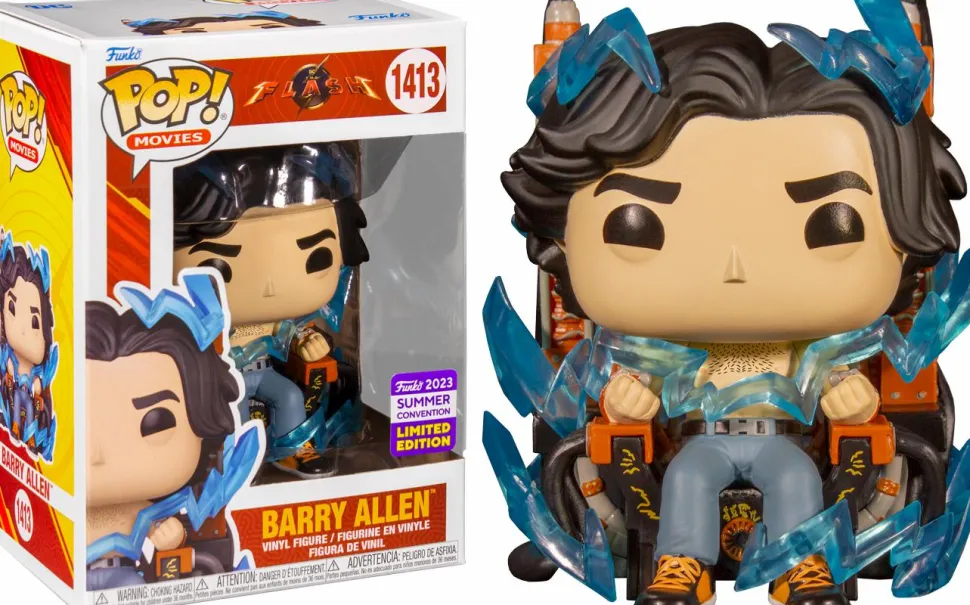 The Flash (2023) - Barry Allen Pop! Vinyl Figure (2023 Summer Convention Exclusive) (Popcultcha Exclusive)