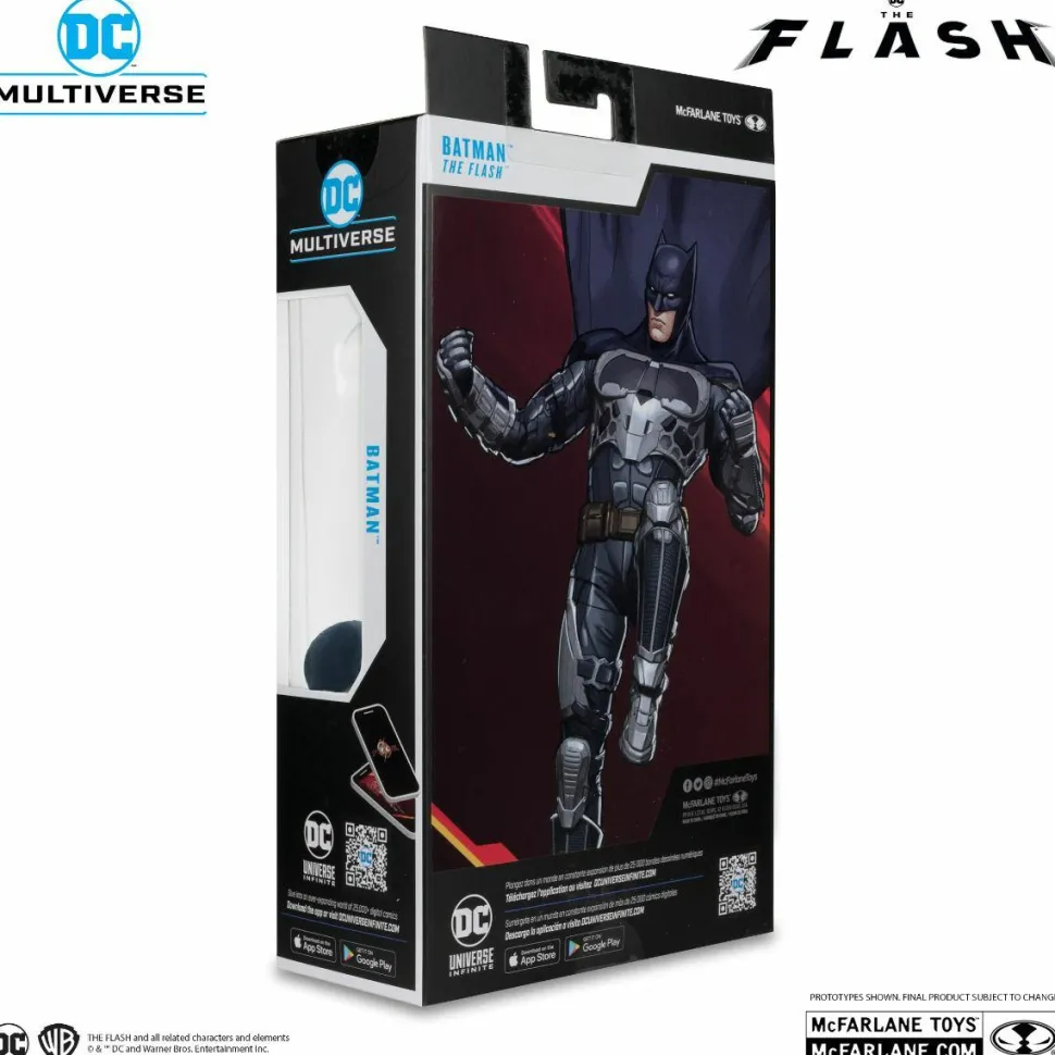 The Flash (2023) - Batman (Blue & Grey) DC Multiverse Platinum Edition 7" Scale Action Figure