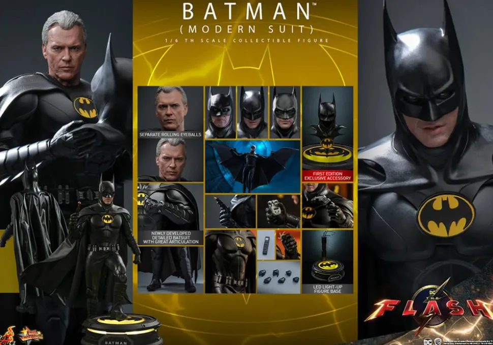 The Flash (2023) - Batman (Modern Suit) 1/6th Scale Hot Toys Action Figure