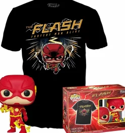 The Flash (2014) - The Flash Glow-in-the-Dark Pop! Vinyl Figure & T-Shirt Box Set
