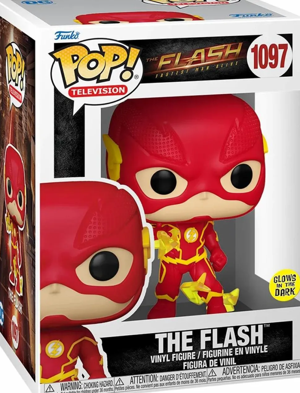 The Flash (2014) - The Flash Glow-in-the-Dark Pop! Vinyl Figure & T-Shirt Box Set