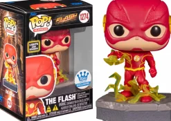 The Flash (2014) - The Flash Pop! Vinyl Figure with Lights & Sounds in Acrylic Pop! Protector (Funko / Popcultcha Exclusive)