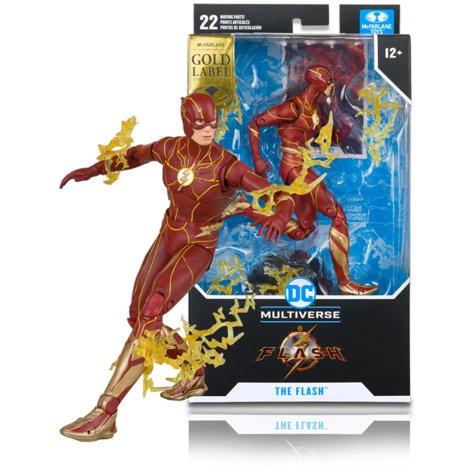 The Flash (2023) - The Flash (Speed Force) DC Multiverse Gold Label 7" Scale Action Figure