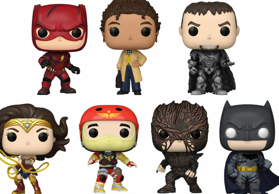 The Flash (2023) - We Try Not To Die Pop! Vinyl Figure Bundle (Set of 7)