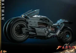 The Flash - Batman & Batcycle 1/6th Scale Hot Toys Action Figure (Set of 2)