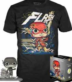 The Flash - The Flash Black & White Jim Lee Collection Deluxe Pop! Vinyl Figure & T-Shirt Box Set