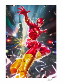 The Flash - The Flash Issue #60 Fine Art Print by Derrick Chew