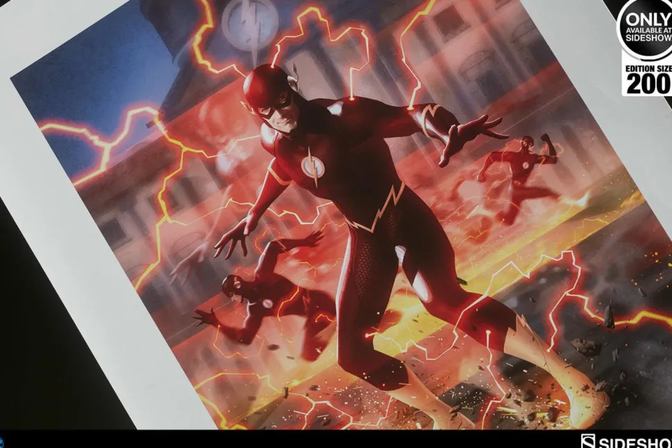 The Flash - The Flash Premium Art Print by Alex Garner