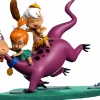 The Flintstones - Dino, Pebbles & Bamm-Bamm 1/10th Scale Statue