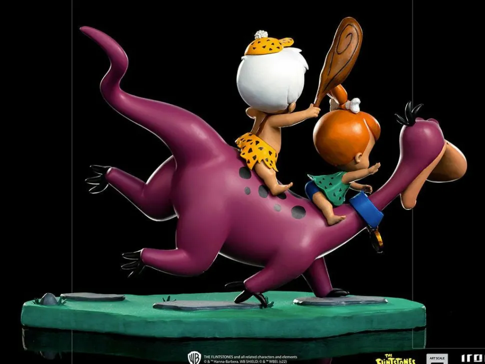 The Flintstones - Dino, Pebbles & Bamm-Bamm 1/10th Scale Statue