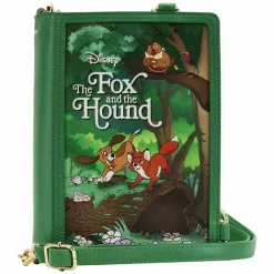The Fox and the Hound (1981) - Book 9” Faux Leather Convertible Crossbody Bag