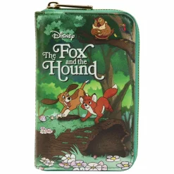 The Fox and the Hound (1981) - Book 4” Faux Leather Zip-Around Wallet