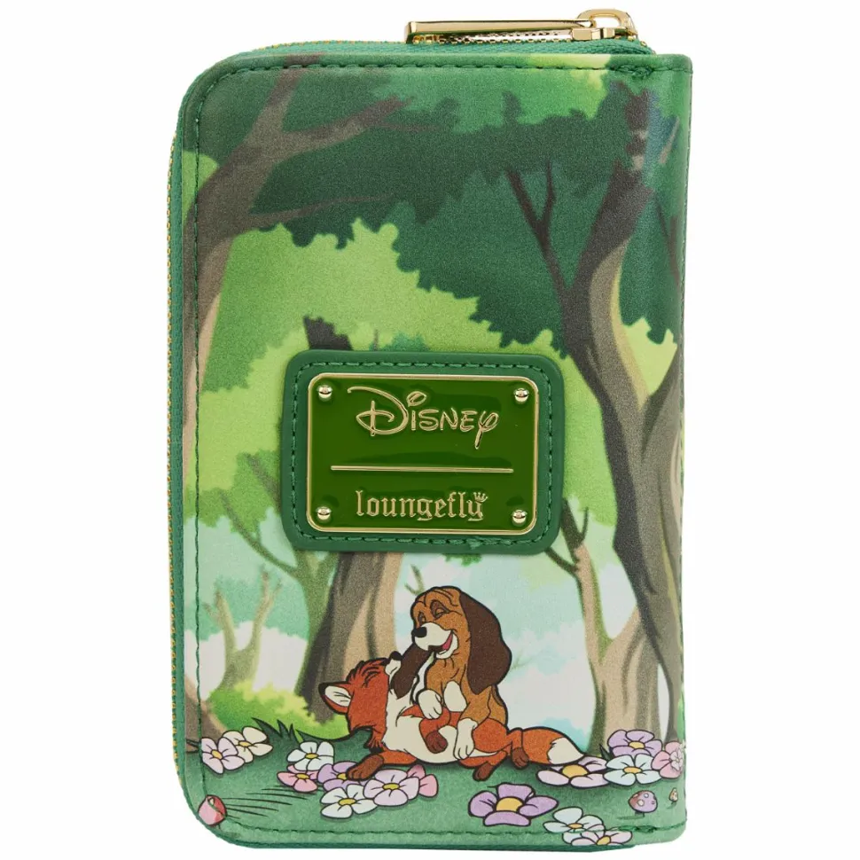 The Fox and the Hound (1981) - Book 4” Faux Leather Zip-Around Wallet