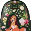 The Fox and the Hound (1981) - Forest Floral 10" Faux Leather Mini Backpack