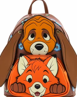The Fox and the Hound - Tod & Copper Cosplay 10” Faux Leather Mini Backpack