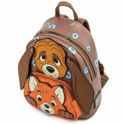 The Fox and the Hound - Tod & Copper Cosplay 10” Faux Leather Mini Backpack