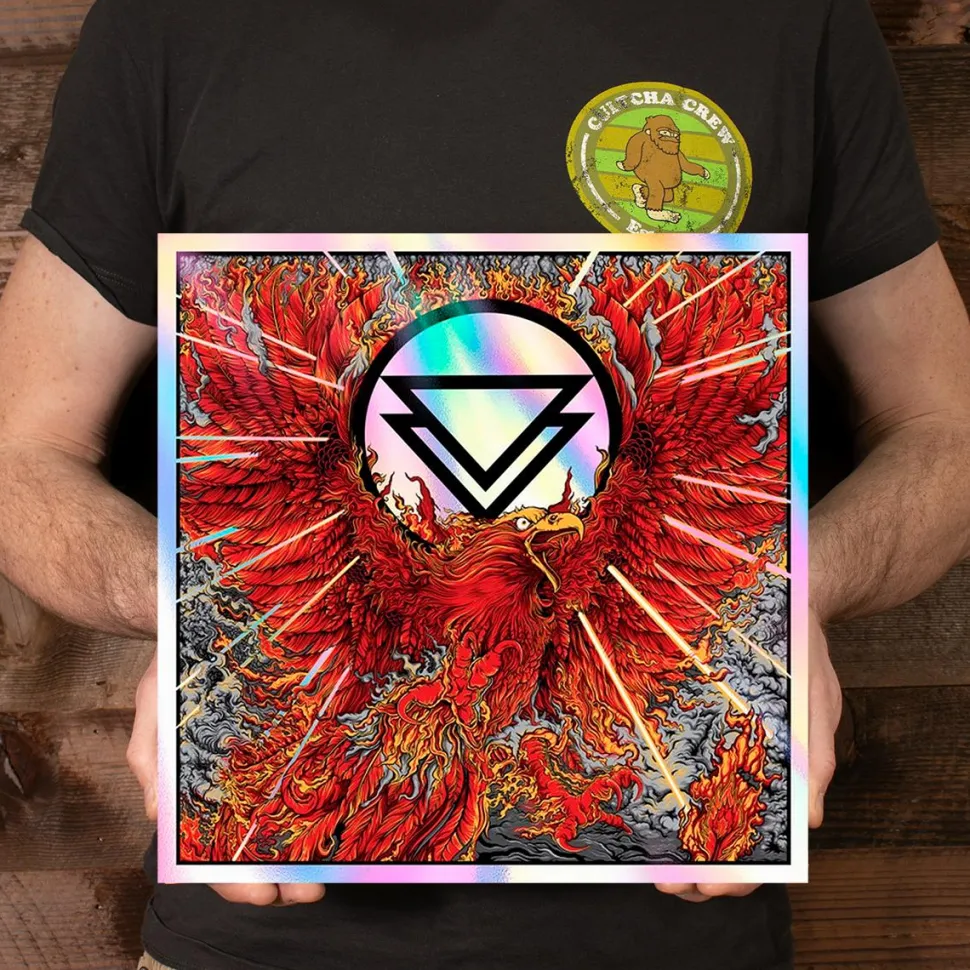 The Ghost Inside - Rise From The Ashes: Live At The Shrine 2xLP Vinyl Record (Indie Exclusive Orange Coloured Vinyl)