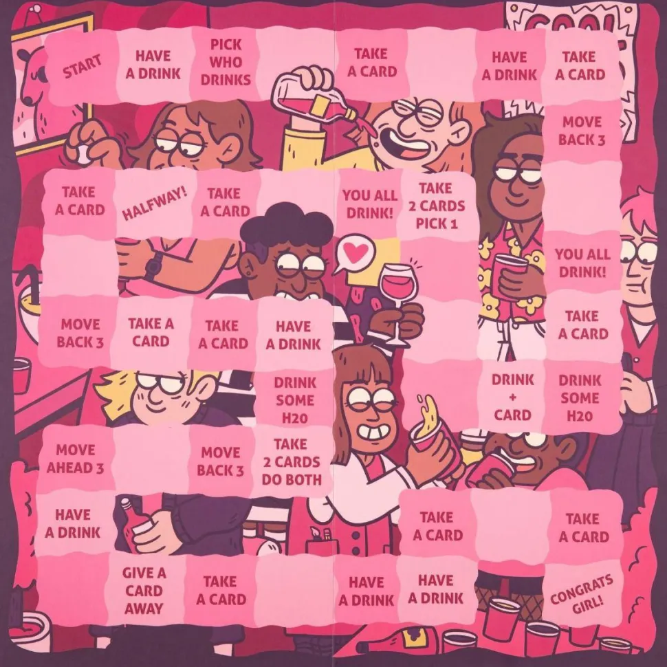 The Girls Just Wanna Get Drunk - Board Game