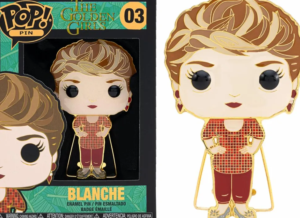 The Golden Girls - Blanche 4” Pop! Enamel Pin