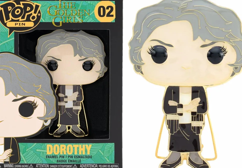 The Golden Girls - Dorothy 4” Pop! Enamel Pin